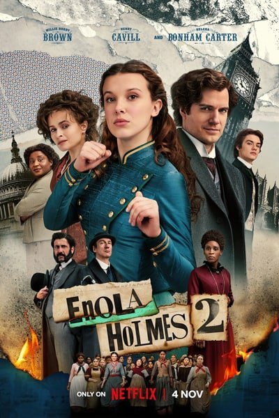 Download Enola Holmes 2 (2022) WEB-DL {Hindi-English} 480p | 720p | 1080p Esub Download Enola Holmes 2 (2022) WEB-DL {Hindi-English} 480p | 720p | 1080p Esub